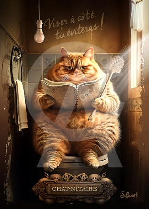 CHAT-NITAIRE DIBOND